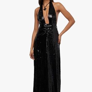 Weworewhat Halter Sequin Dress size 0